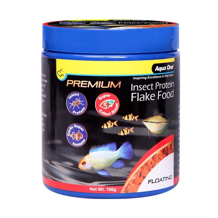 Flake Insect Aqua One Premium Flake Insect Protein 100g | Lifestyle Aquarium & Reptiles